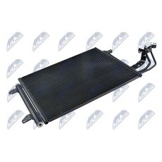 CHLADIČ KONDENZÁTOR KLIMATIZÁCIE CADDY III (2K, 2C) (04-) 1.2 TSI, TOURAN (1T1, 1T2) (03-) 1.4 TSI, (S VYSÚŠAČOM, BLACK) 1T0820411B