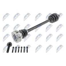 SKODA YETI 4WD 09-17, AUDI TT 2.0TDI, 2.0TFSI, 2.0TTS QUATTRO 08-14 ZADNÁ, PRAVÁ  1K0501204G POLOOS, HNACÍ HRIADEĽ