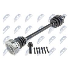 SKODA YETI 4WD 09-17, AUDI TT 2.0TDI, 2.0TFSI, 2.0TTS QUATTRO 08-14 ZADNÁ, ĽAVÁ  1K0501203G POLOOS, HNACÍ HRIADEĽ